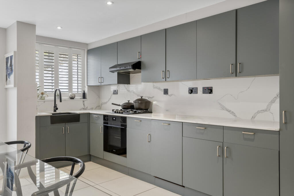 Kitchen space after renovation